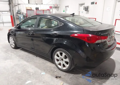 2011 Hyundai Elantra Limited (Ulsan Plant) z USA, uszkodzony, nr VIN KMHDH4AE2BU092859